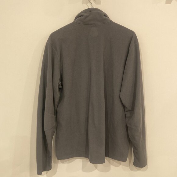 Large Men's Eddie Bauer Ascent 1/2 Zip Fleece - Grey - Picture 3 of 3